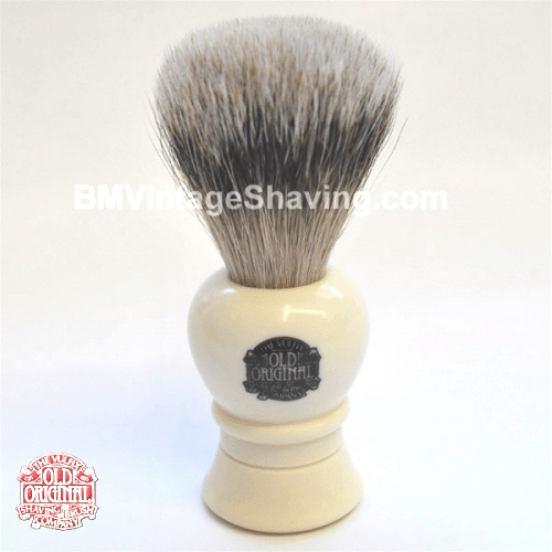 Vulfix Shaving Brush, Super Badger, Lathe Turned Handle