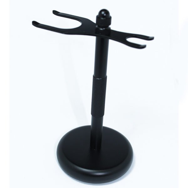 Shaving Razor and Brush Stand Black