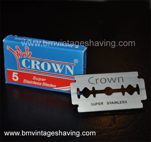 Crown- Super Stainless Blades, 5pk