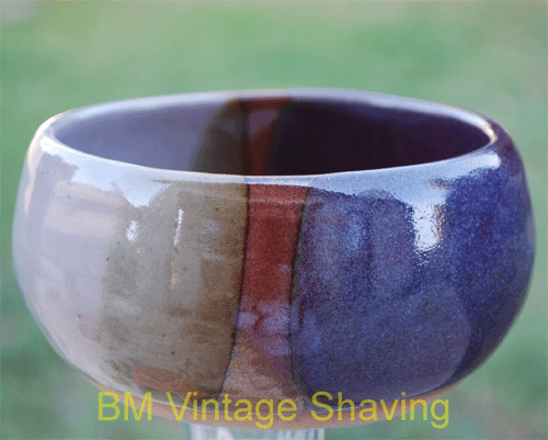 Ceramic shaving bowl #111