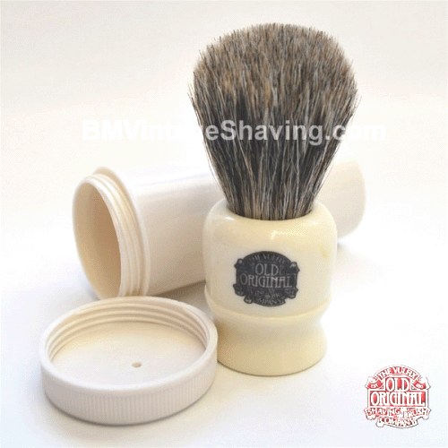 Vulfix Travel Shaving Brush, Pure Badger