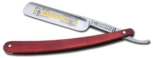 Dovo Straight Razor, N, Bone Handle, Red, 5/8