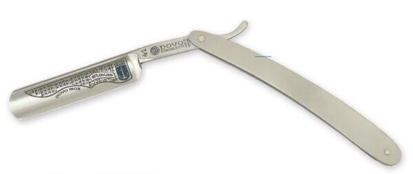 Dovo Straight Razor, N, Steel Handle, Satin, 5/8