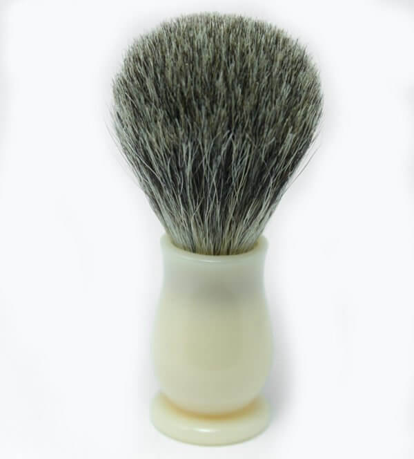 Mixed Badger Shaving Brush - Faux Ivory