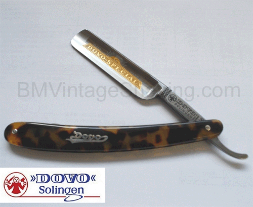 Dovo Straight Razor, N, Tortoise Shell Imitation, 5/8