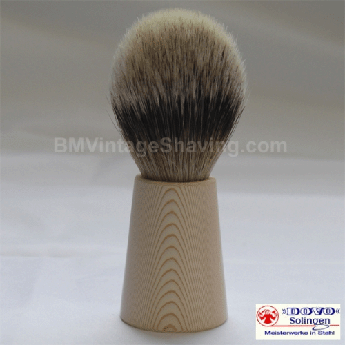 Dovo Silvertip Shaving Brush, Micarta Ivory Handle