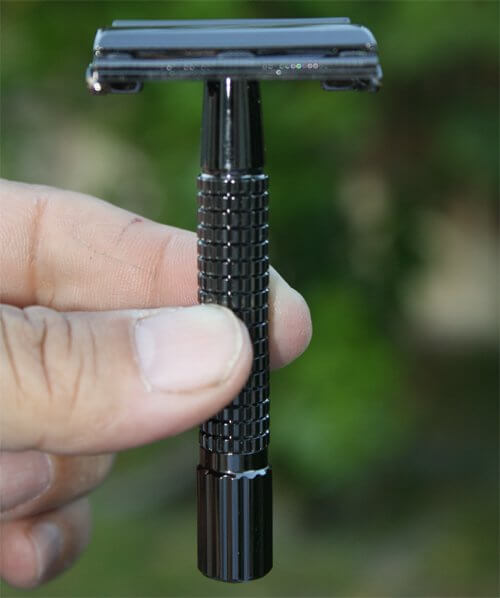 Double Edge Safety Razor, Charcoal Finish