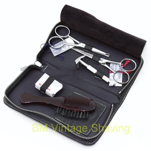 Dovo Complete Beard Set Dark Brown