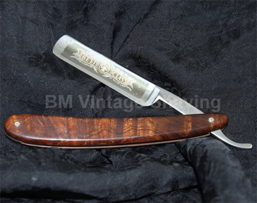 Dovo Straight Razor Desert Iron Wood