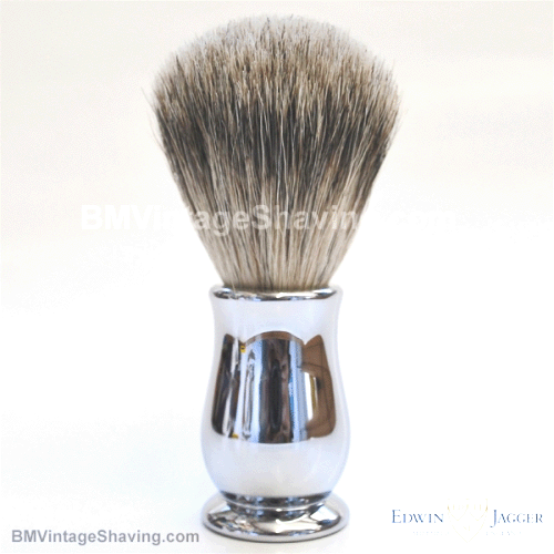 Edwin Jagger Chatsworth Best Badger Shaving Brush, Chrome