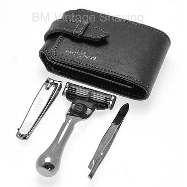 Edwin Jagger travel shaving and grooming set