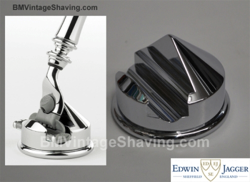 Edwin Jagger Mach 3 and Fusion Razors Cone Stand Chrome