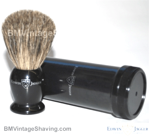 Edwin Jagger Ebony Travel Shaving Brush Best Badger