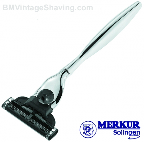 Merkur Mach3 Safety Razor Polished Finish