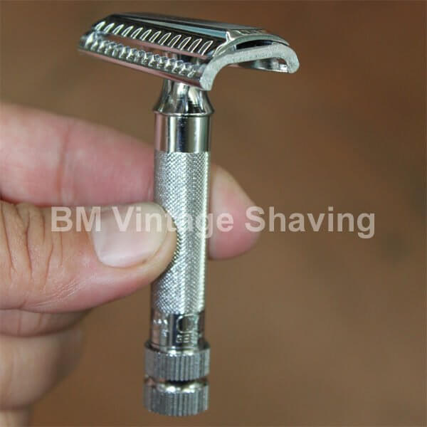 Merkur Heavy Duty Double Edge Safety Razor Slant Bar