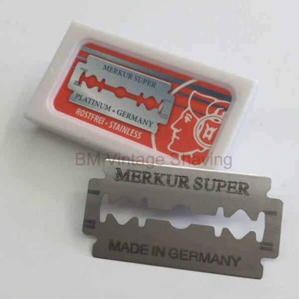 Merkur Double-Edge Platinum Razor Blades 10pk