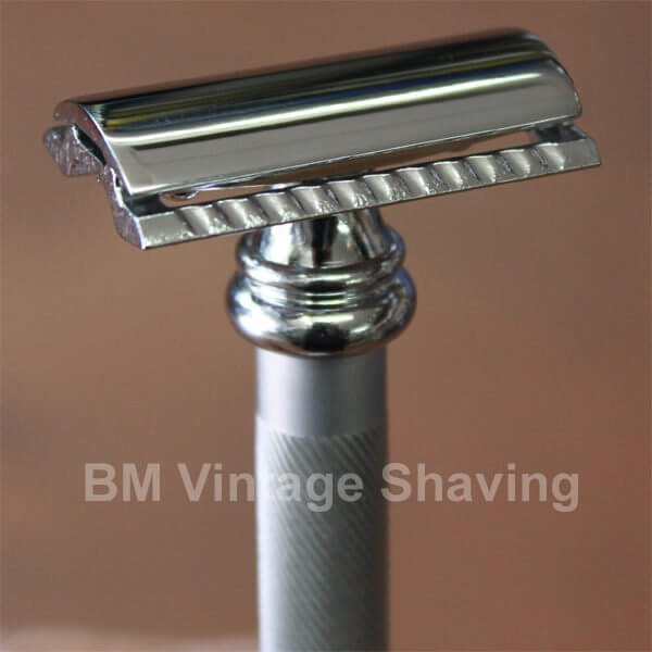 Merkur Barber Pole Double Edge Safety Razor 38C Alum Matt