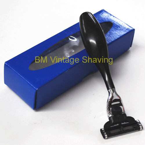 Merkur  Mach 3 Safety Razor Black Handle