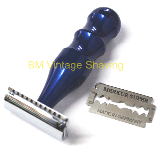 Merkur Double Edge Safety Razor Blue