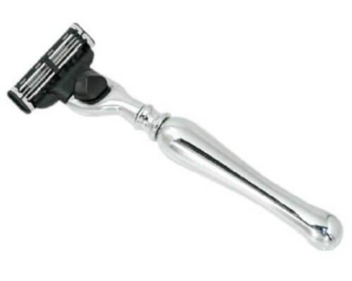 Mach 3 Razor Zinc Alloy Handle - Chrome