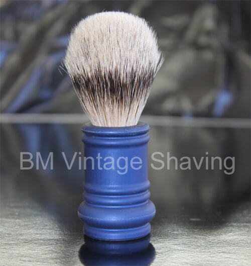 Merkur Barber Pole Shaving Brush 24mm Blue