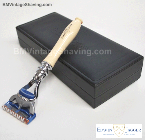 Edwin Jagger Faux Ivory Chatsworth Fusion Razor