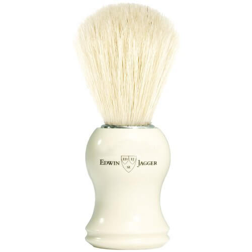 Edwin Jagger Shaving Brush Pure bristle Plastic handle Ivory