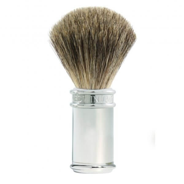 Edwin Jagger Shaving Brush Pure Badger Chrome