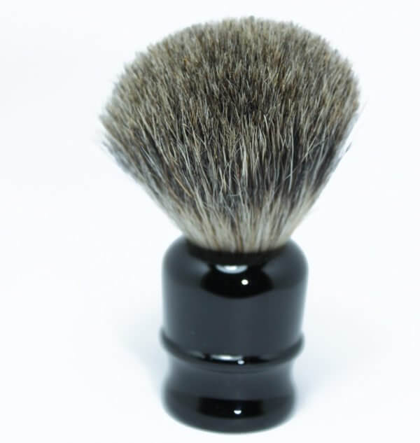 Finest Badger Hair Shaving Brush - Faux Ebony