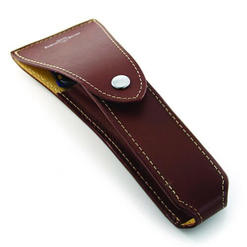 Edwin Jagger leather Razor Case Brown