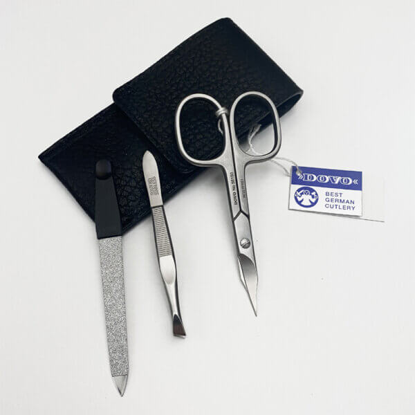 Dovo Manicure cuticle scissors Set - Black