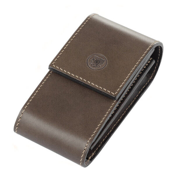 Dovo Leather Case for Safety Razor Brown