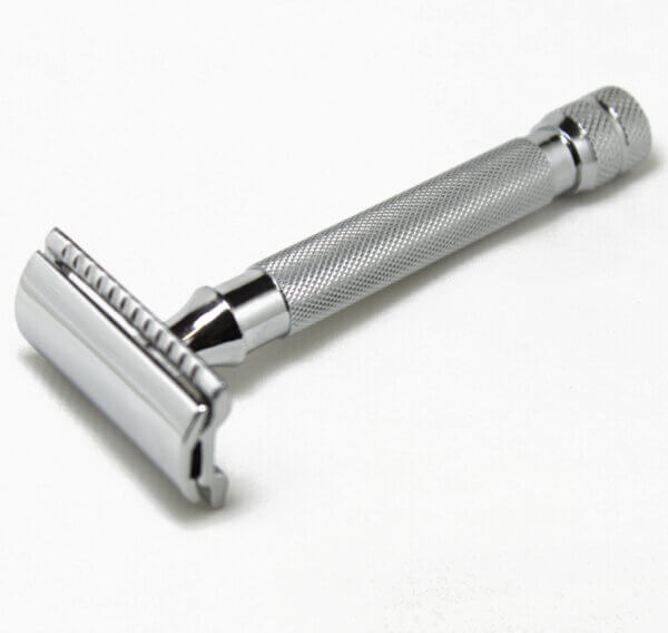 Double Edge Safety Razor - Chrome - Long