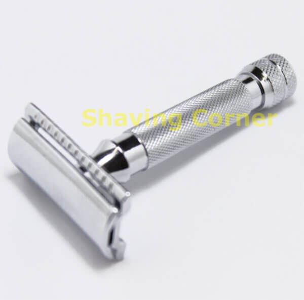 Double Edge Safety Razor - Chrome - Short