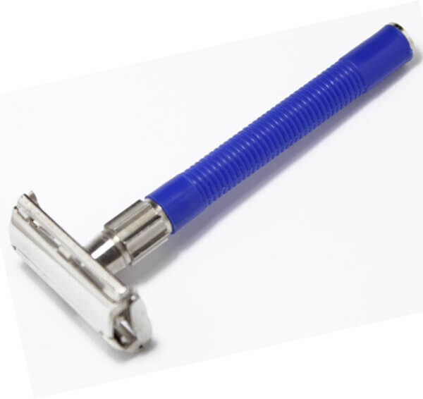 Double Edge Safety Chrome - Blue