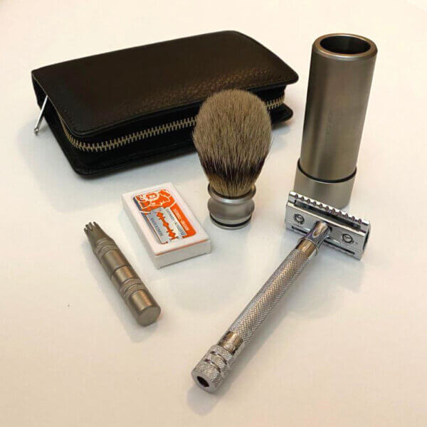 Dovo Merkur Travel Shaving Set