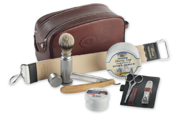 DOVO Straight Razors Travel Shave Set